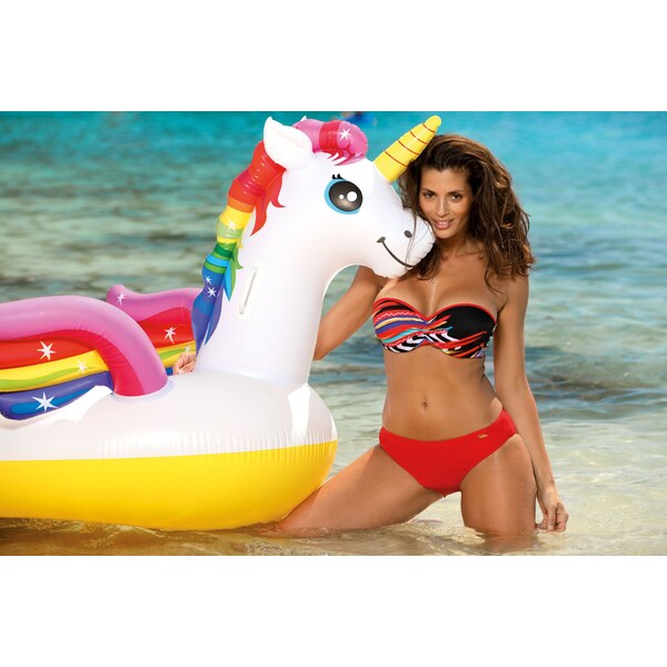 Marko Štýlové dvojdielne plavky etno Noemi Venere M-602 (2) červené/S, 25171507