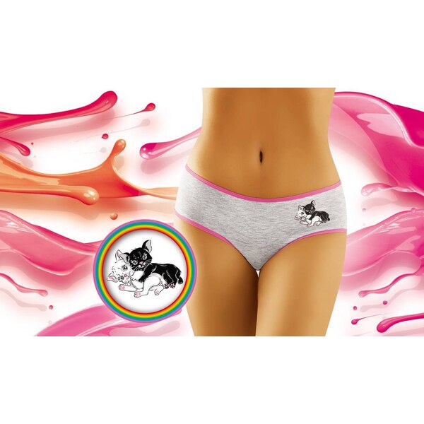 Wol-Bar Nohavičky bavlnené s mačiatkami Funny Kittens 2502, Farba 20156307