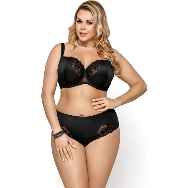 Gorsenia Nohavičky s vyšším pásom Casablanca K426 čierne, Farba čierna 20156528