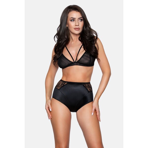 Babell Sťahovacie nohavičky s vyšším pásom Shiny BBL 103 čierne, Farba 20156866