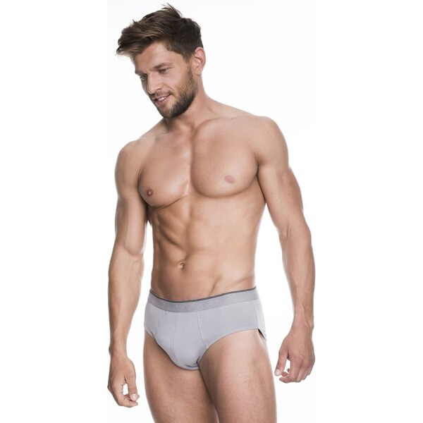 Julimex Pánske slipy Iron šedé, Farba šedá 27499606