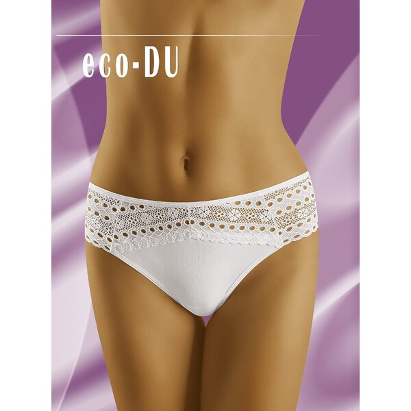 Wol-Bar Bavlnené nohavičky organická bavlna Eco-Du biele, Farba biela 23161670