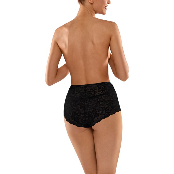 Babell Bavlnené nohavičky s vyšším pásom BBL 140 čierne, Farba čierna 24261427