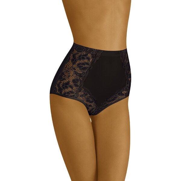 Wol-Bar Sťahovacie nohavičky s vyšším pásom Eleganta čierne, Farba 24340967