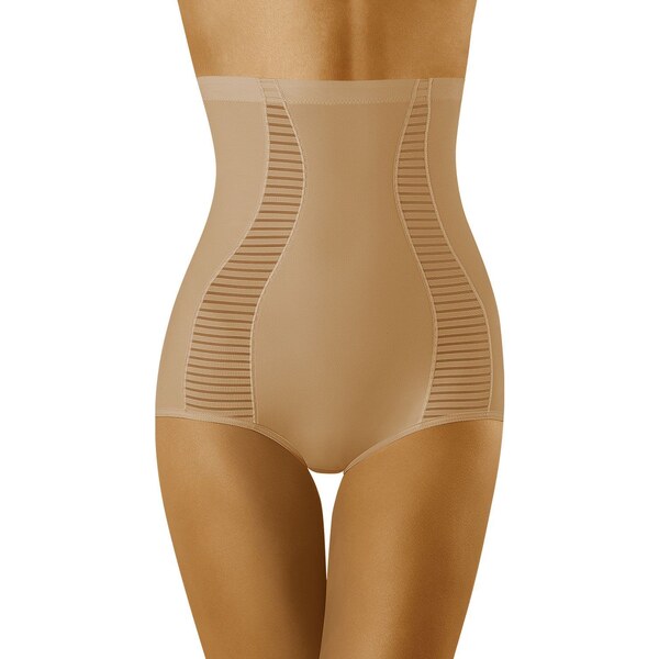 Wol-Bar Vysoké sťahovacie nohavičky Idealia béžové, Farba béžová 24640217