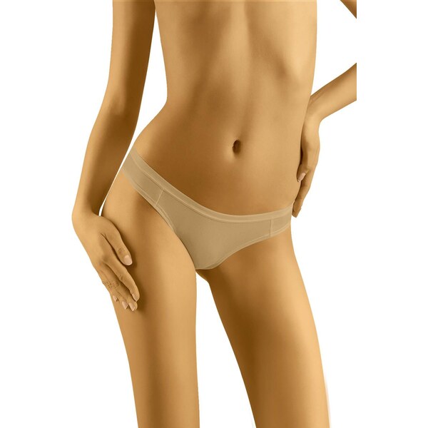 Wol-Bar Bavlnené nohavičky bedrové Tahoo Prima béžové, Farba béžová 28360648