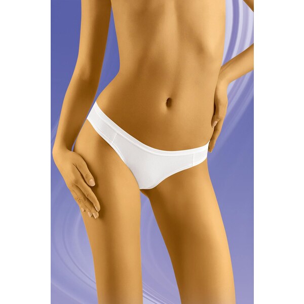 Wol-Bar Bavlnené nohavičky bedrové Tahoo Prima biele, Farba biela 28246175