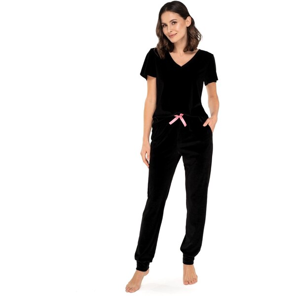 Babella Dámske domáce oblečenie Audrey čierne, Farba čierna 30288950