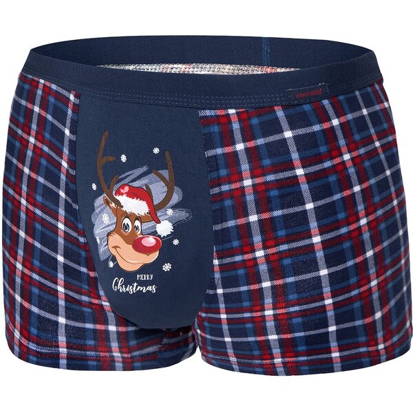 Cornette Pánske vianočné boxerky so sobom Reindeer 007/57 Merry 59070475