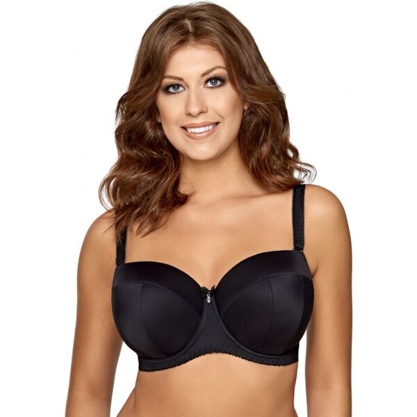 Ava Lingerie Podprsenka bardotka 1787 Last Night, Farba čierna 36133882