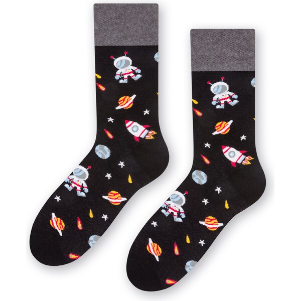 Steven Pánske ponožky 084-015 čierne/46, Farba čierna 35512965