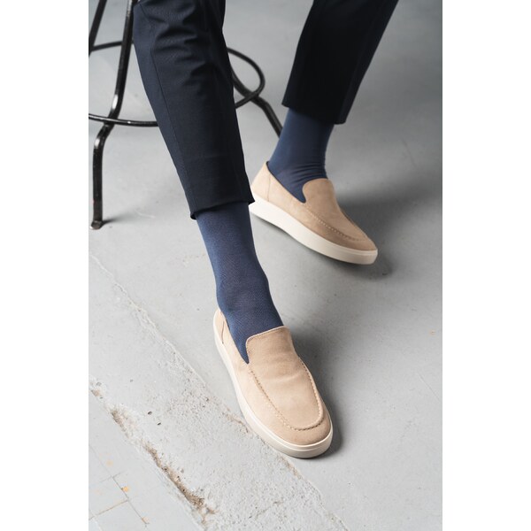 Steven Pánske ponožky bambusové 124-04 jeans/43, Farba jeans 35512975