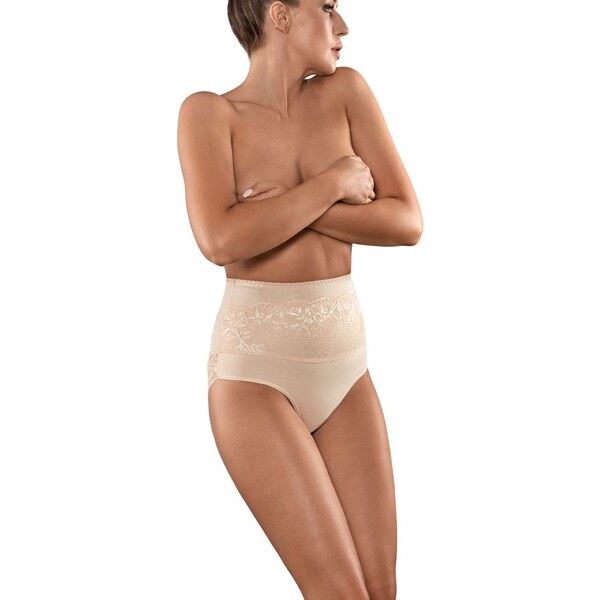 Babell Sťahovacie nohavičky s vyšším pásom BBL 148 béžové, Farba 24341064