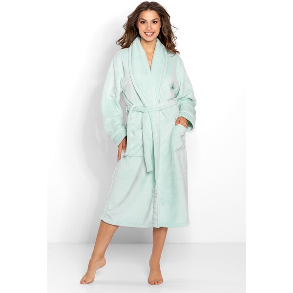 Momenti Per Me Luxusný dámsky župan Minty mätový, Farba mätová 42654700