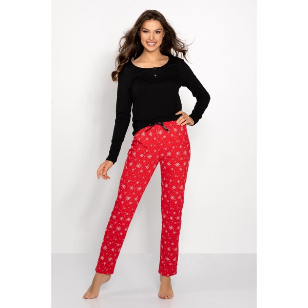 Momenti Per Me Luxusné dámske vianočné pyžamo Christmas Time, Farba 46106119