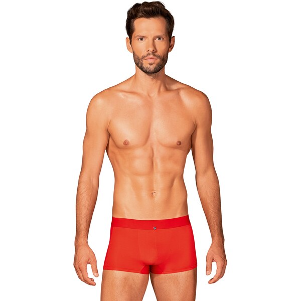 Obsessive Pánske luxusné boxerky Boldero červené, Farba červená 46546974