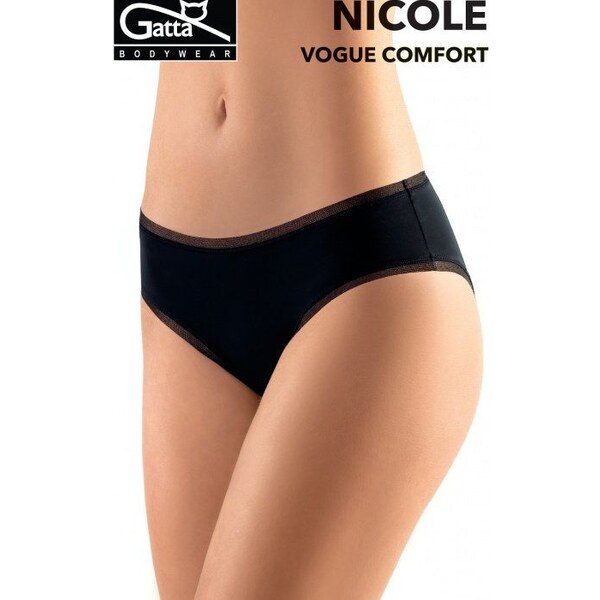 Gatta Nohavičky strihané laserom Nicole Vouge Comfort, Farba béžová 49927518