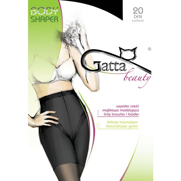 Gatta Sťahovacie zoštíhľujúce pančuchy silonky Body Shaper 20 DEN-s, 37650027