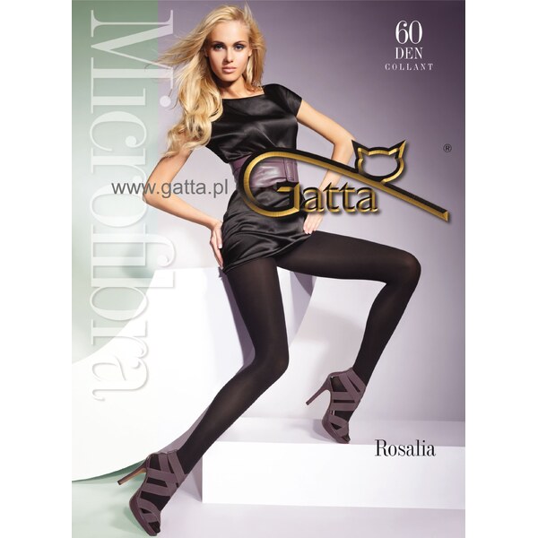 Gatta Pančuchy Rosalia 60 DEN-s, Farba grafitová 37650095