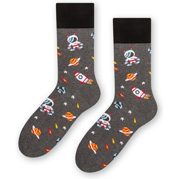 Steven Pánske ponožky 084-013 šedé melanžové/46, Farba melanžová šedá 57343567