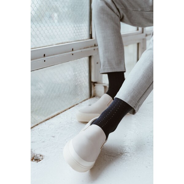 Steven Ponožky bavlnené 056-130 tmavomodré/41, Farba tmavomodrá 57343569