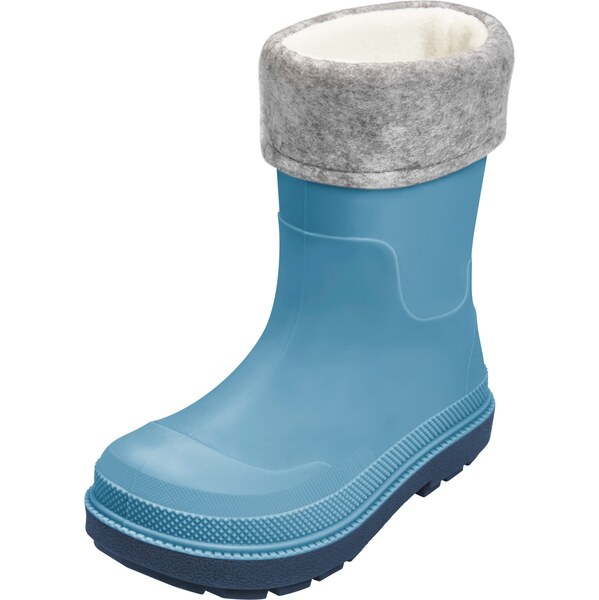 PLAYSHOES Gumáky neónovo modrá / sivá melírovaná 59072974