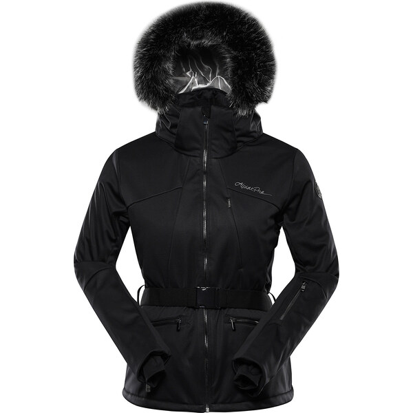 ALPINE PRO - DOWELA DÁMSKA LYŽIARSKA SOFTSHELLOVÁ BUNDA S MEMBRÁNOU 62065369