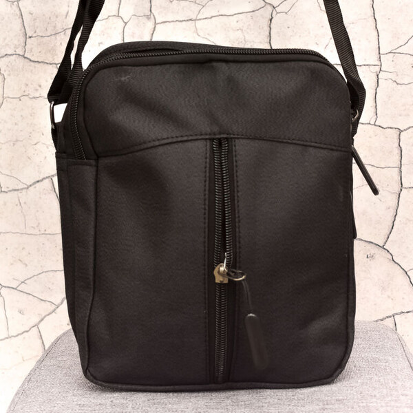 JOHN-C Pánska čierna taška PAUL 59075028