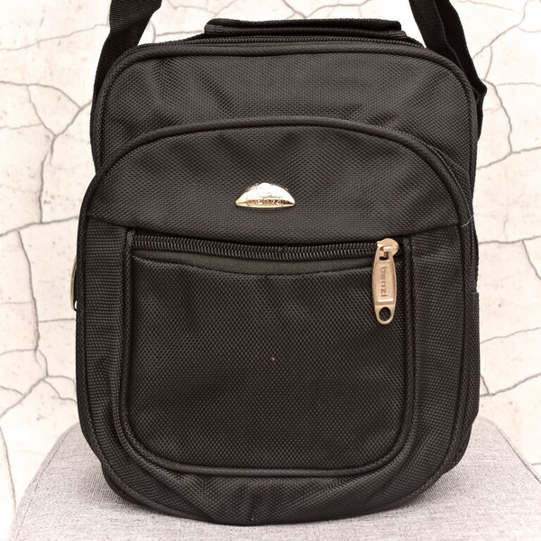 JOHN-C Pánska čierna taška NATHAN 59075029