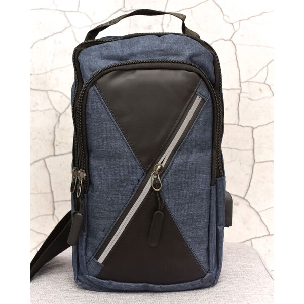 JOHN-C Pánska modrá taška MARK 59075036