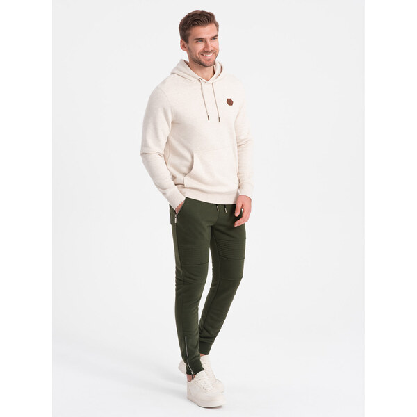 Ombre Mens jogger sweatpants - olive 64776057