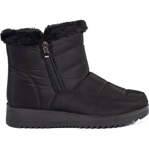 SHELOVET Čierne ľahké dámske snehule X55-1B 66148896