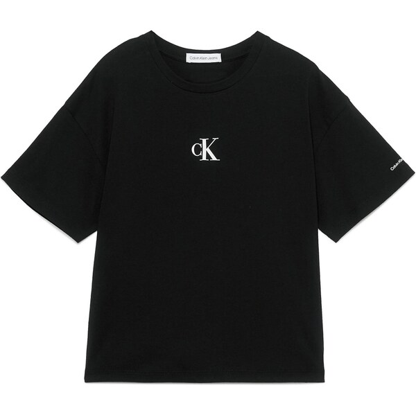 Calvin Klein Jeans Tričko čierna / biela 59083293