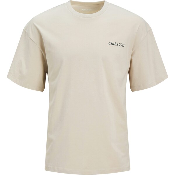 JACK & JONES Tričko JJEBradley nebielená / čierna / biela 59083464