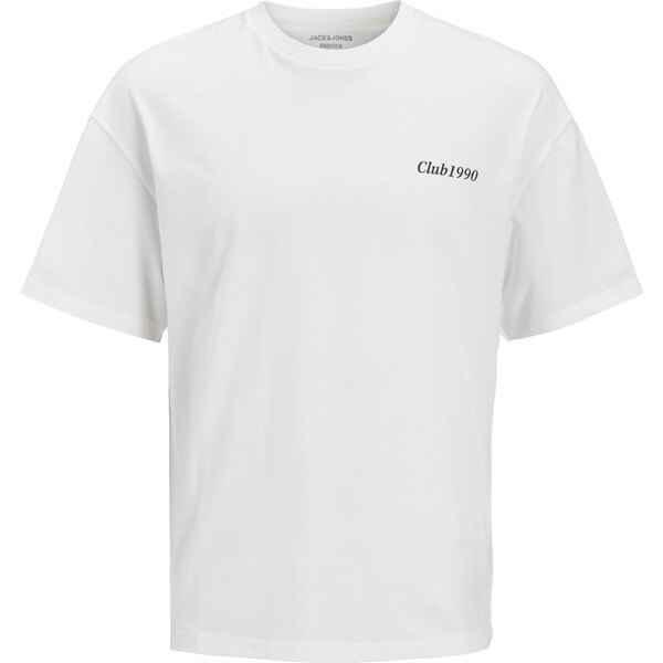 JACK & JONES Tričko JJEBradley čierna / biela 59083488