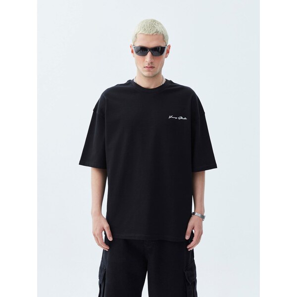 VAMOS CLO Tričko čierna / biela 60683709