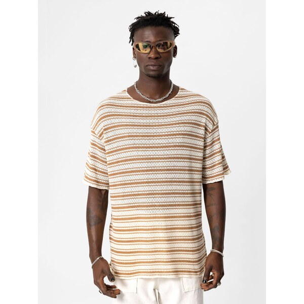 VAMOS CLO Tričko Colorado Springs farba ťavej srsti / biela 60683537