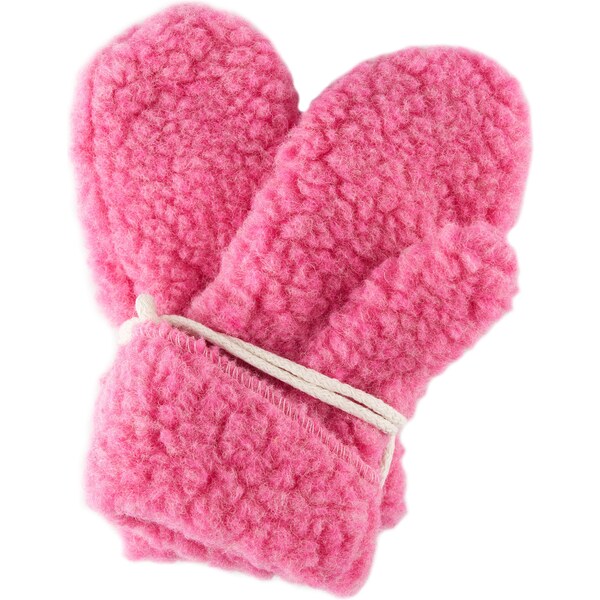 Vlnka Detské palčiaky z ovčej vlny ružová veľkosti oblečenia M 59092442
