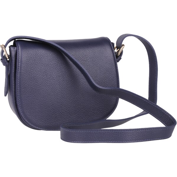 Modrá kožená talianska crossbody kabelka Caterina Blu NovaKabelka.sk 59093682