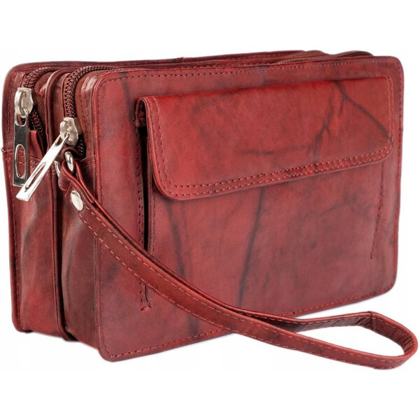 Inny Dvojkomorová pánska taška z prírodnej kože 58404713