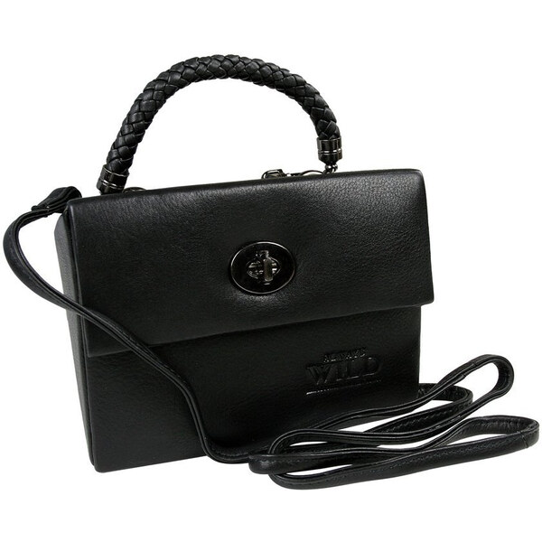 Rustikálna, trojuholníková dámska messenger taška z prírodnej kože - 66065583