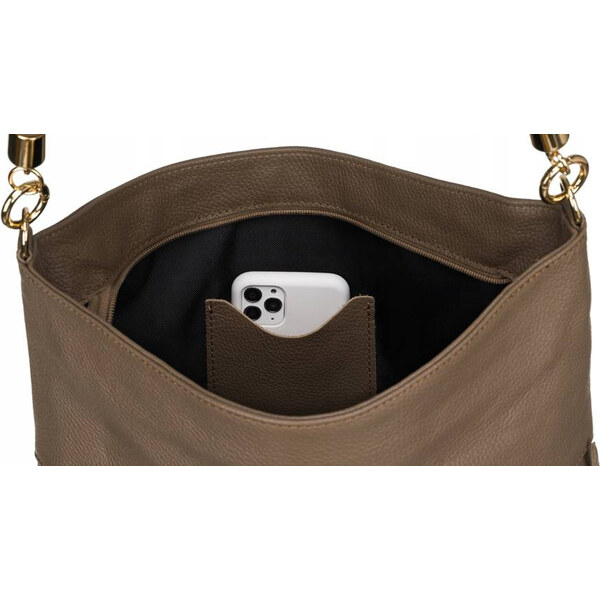 Shopper kabelka typu z prírodnej kože - Peterson 66065599