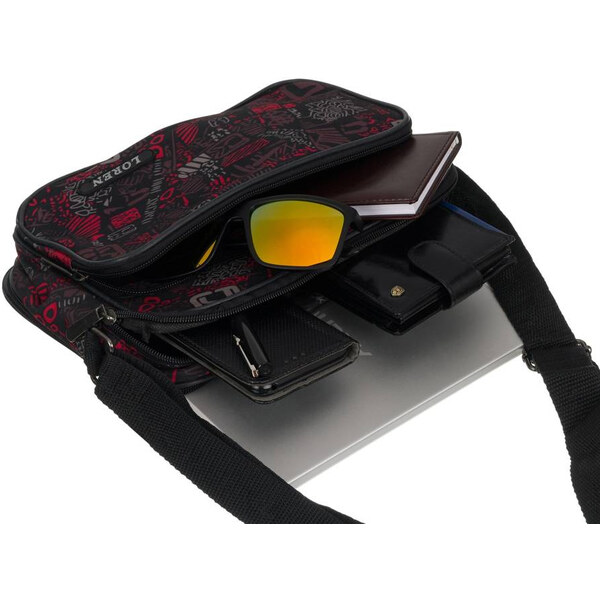 Pánska športová messenger taška z odolného polyesteru - Loren 58386476