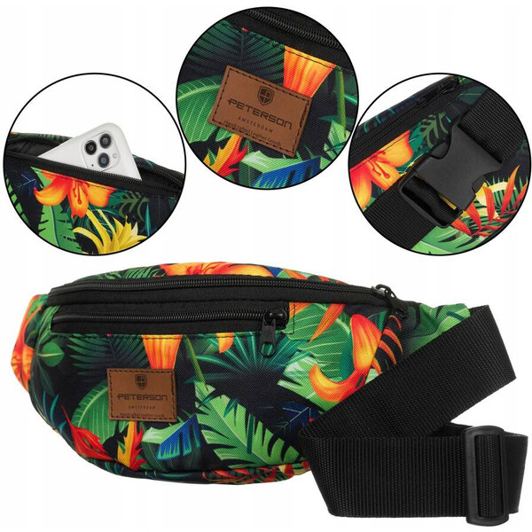 Priestranná dámska polyesterová taška cez pás - Peterson 58404727