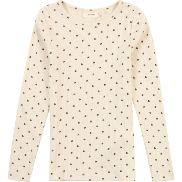 LilAtelier Tričko LAGO KIM žltohnedá / tmavooranžová / čierna 59099725