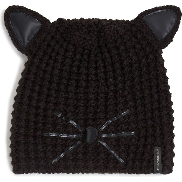 Karl Lagerfeld Čiapky ESSENTIAL CHOUPETTE čierna 59099339