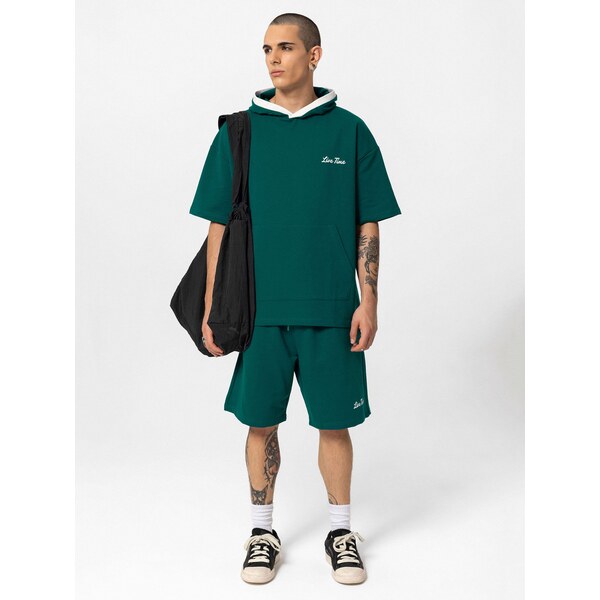 VAMOS CLO Nohavice zelená / biela 60683539