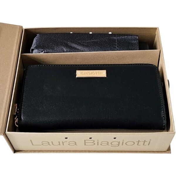 Darčeková sada Laura Biagiotti - peňaženka + dáždnik Nero 59093360