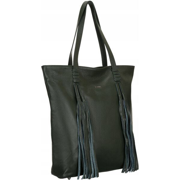 Veľká dámska shopper taška so strapcami - Rovicky 66065574