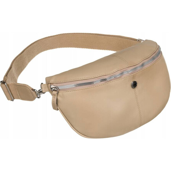 Veľká, kožená dámska kabelka do pása - Peterson 67035251